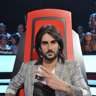 Melendi durante "Las batallas" de 'La Voz'