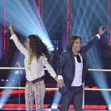 Rosario y Antonio Carmona trabajan juntos en 'La Voz'