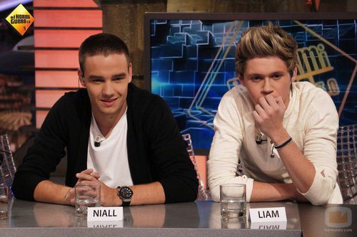 Liam Payne y Niall Horan en 'El Hormiguero'