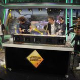 Liam Payne y Louis Tomlinson cubiertos de harina en 'El Hormiguero'