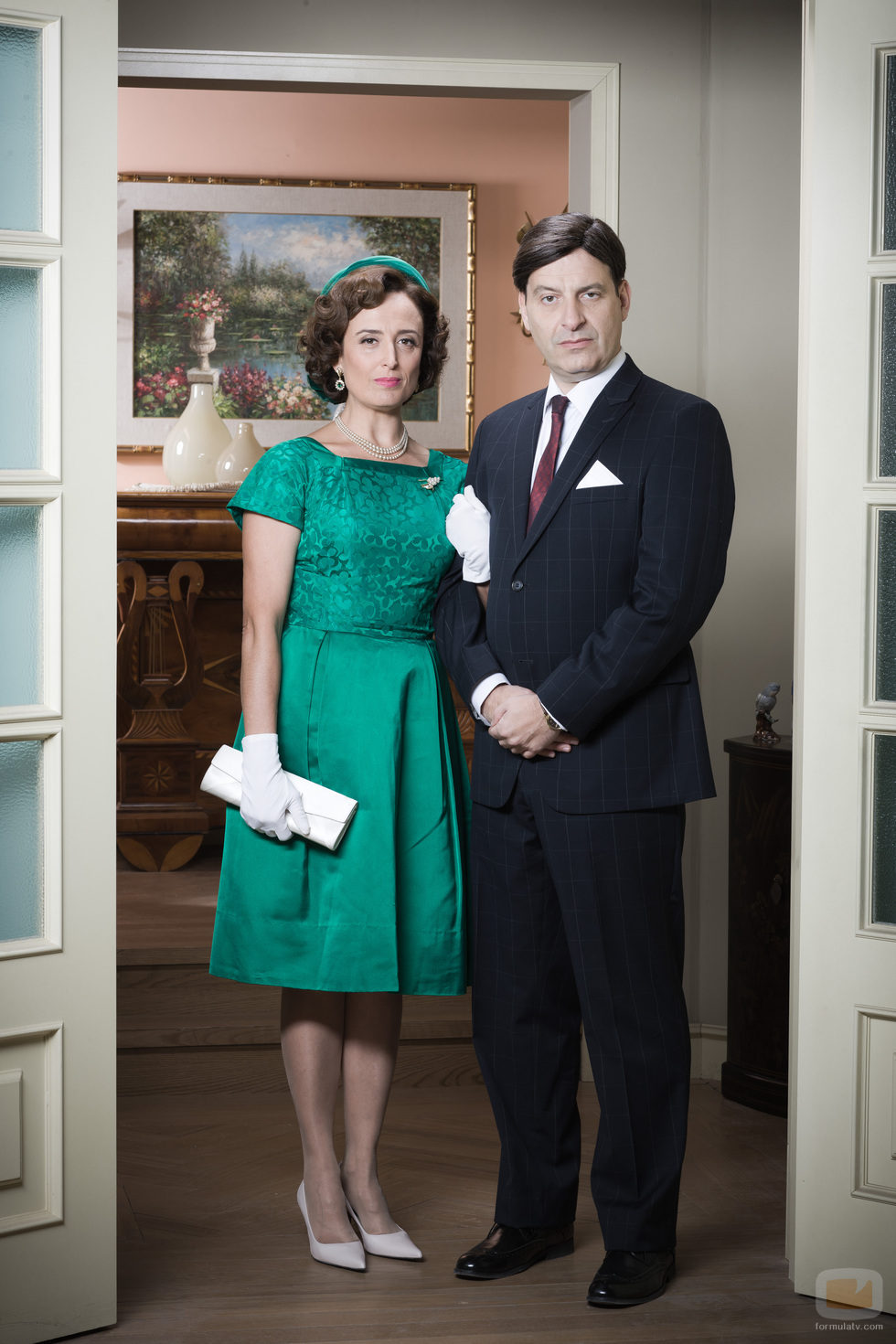 Foto promocional de 'Amar es para siempre' con Chusa Barbero y Josep Julien
