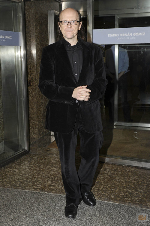 Santiago Segura en el tanatorio de Tony Leblanc