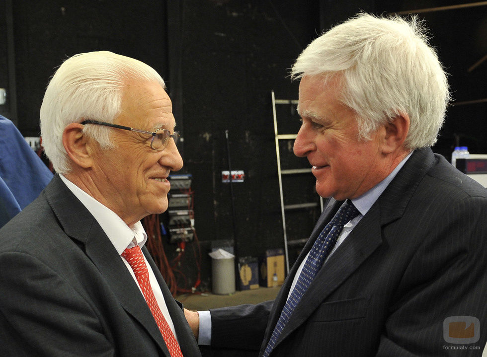 El Padre Ángel y Paolo Vasile