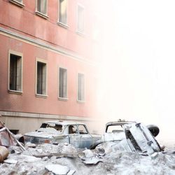 Imagen de la recreación del atentado de Carrero Blanco en 'El asesinato de Carrero Blanco'