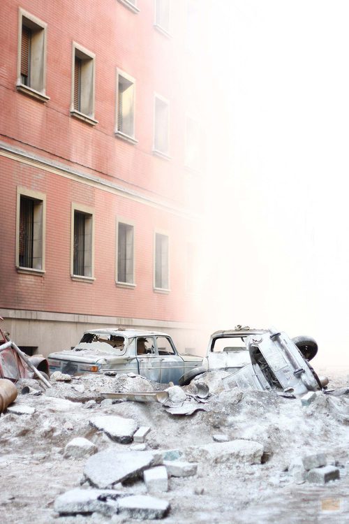 Imagen de la recreación del atentado de Carrero Blanco en 'El asesinato de Carrero Blanco'