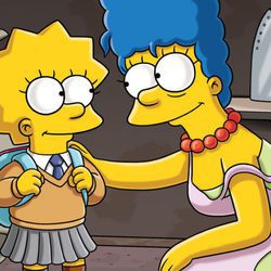 Lisa y Marge Simpson en la temporada 22 de 'Los Simpson'