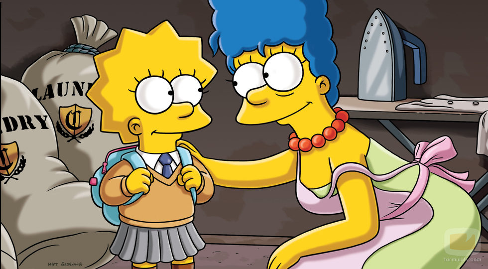 Lisa y Marge Simpson en la temporada 22 de 'Los Simpson'