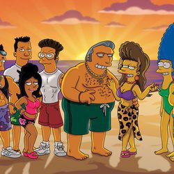 Los personajes de 'Los Simpson' se van a la playa en su temporada 22