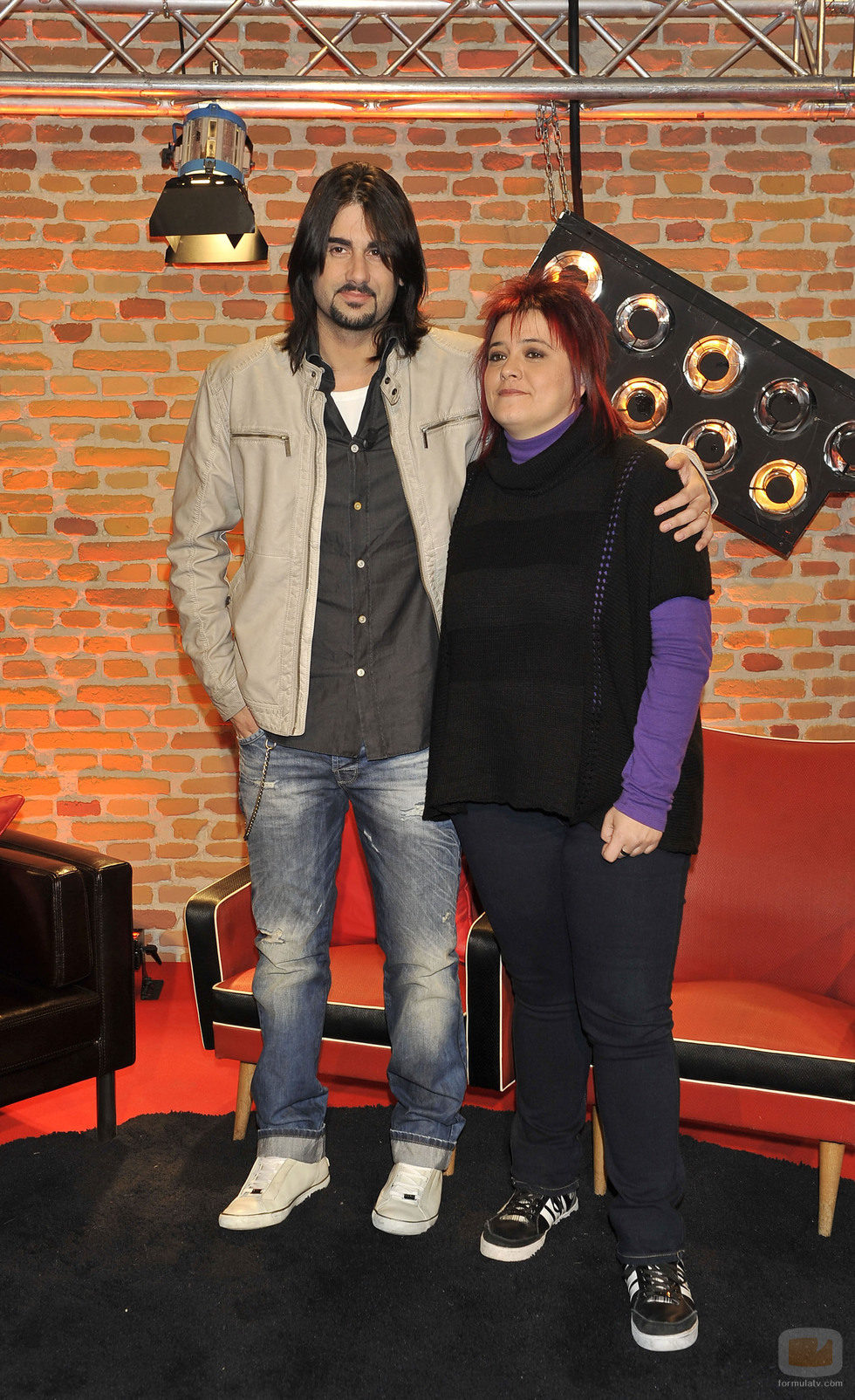 Melendi y su finalista Maika Barbero