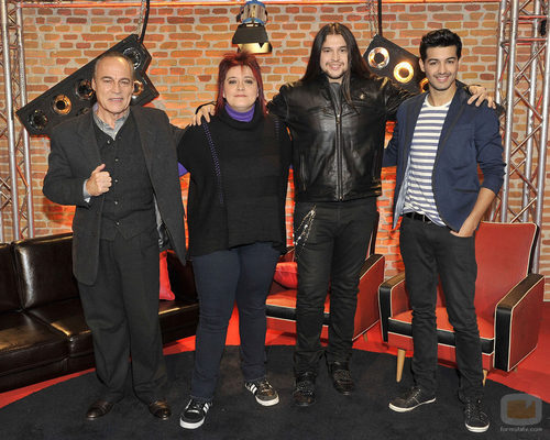 Pau Piqué, Maika Barbero, Rafa Blas y Jorge González