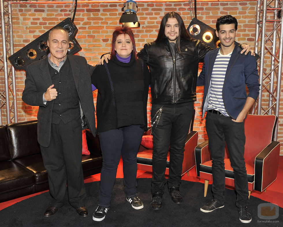 Pau Piqué, Maika Barbero, Rafa Blas y Jorge González