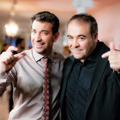 Arturo Valls y Antonio García Ferreras en la promo conjunta de Antena 3 y laSexta
