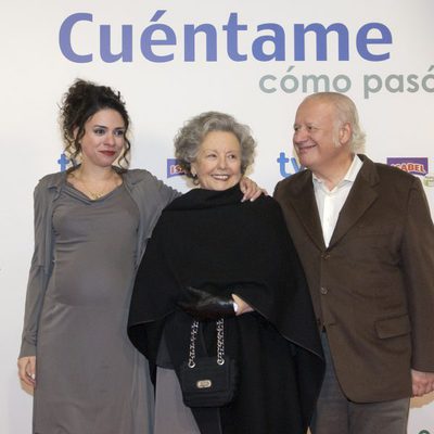 Ana Arias, María Galiana y Juan Echanove en la preestreno de la 14ª temporada de 'Cuentame cómo pasó'