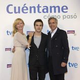 Ana Duato, Ricardo Gómez e Imanol Arias en la preestreno de la 14ª temporada de 'Cuentame cómo pasó'