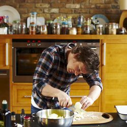 Jamie Oliver en la cocina