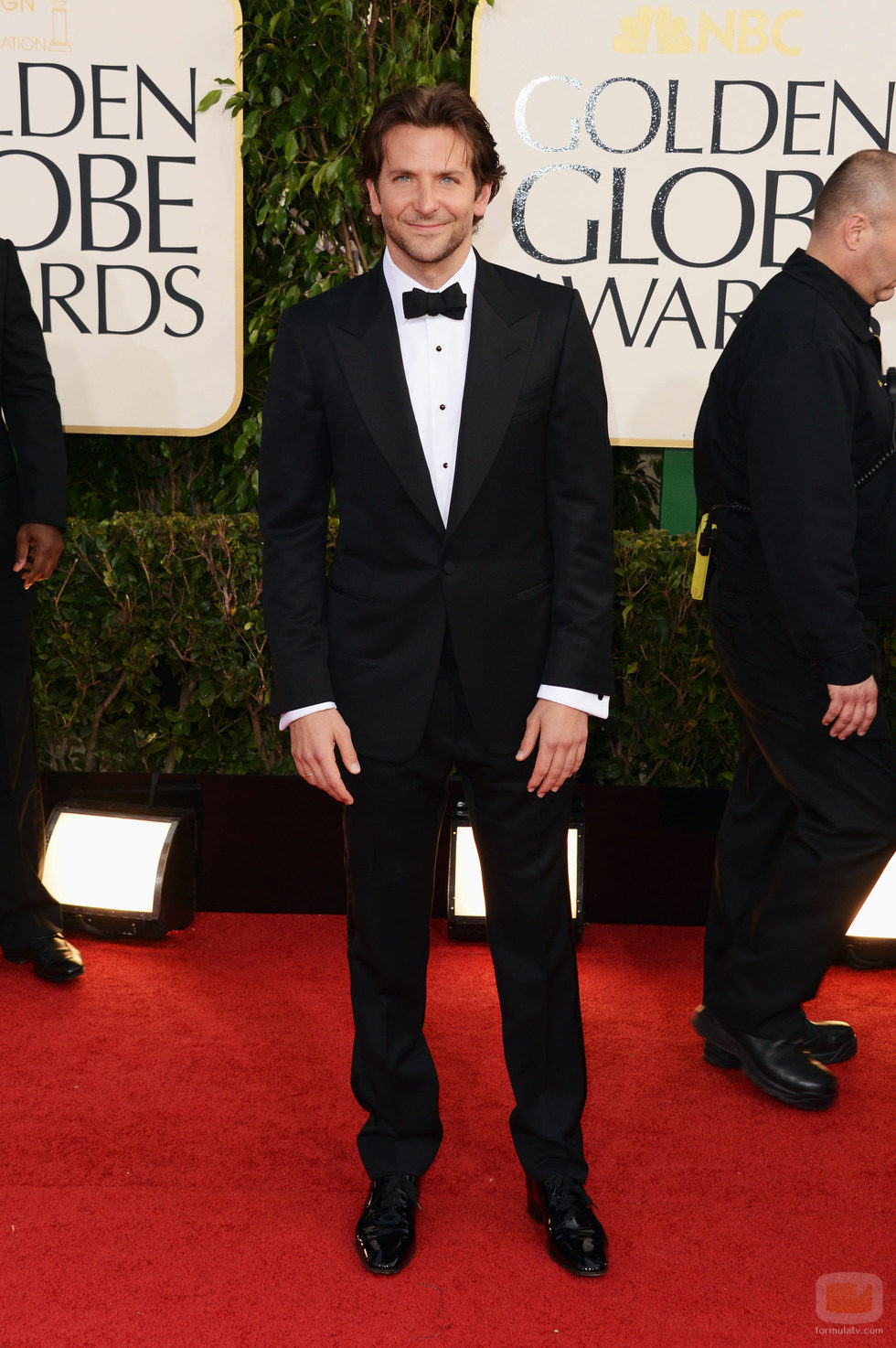 Bradley Cooper en la alfombra roja de los Globos de Oro 2013
