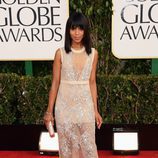 Kerry Washington, de 'Scandal', en los Globos de Oro 2013