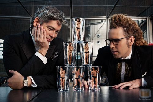 Boris Izaguirre y Quique Jiménez "Torito"