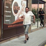 Fermín Trujillo huyendo de la policía