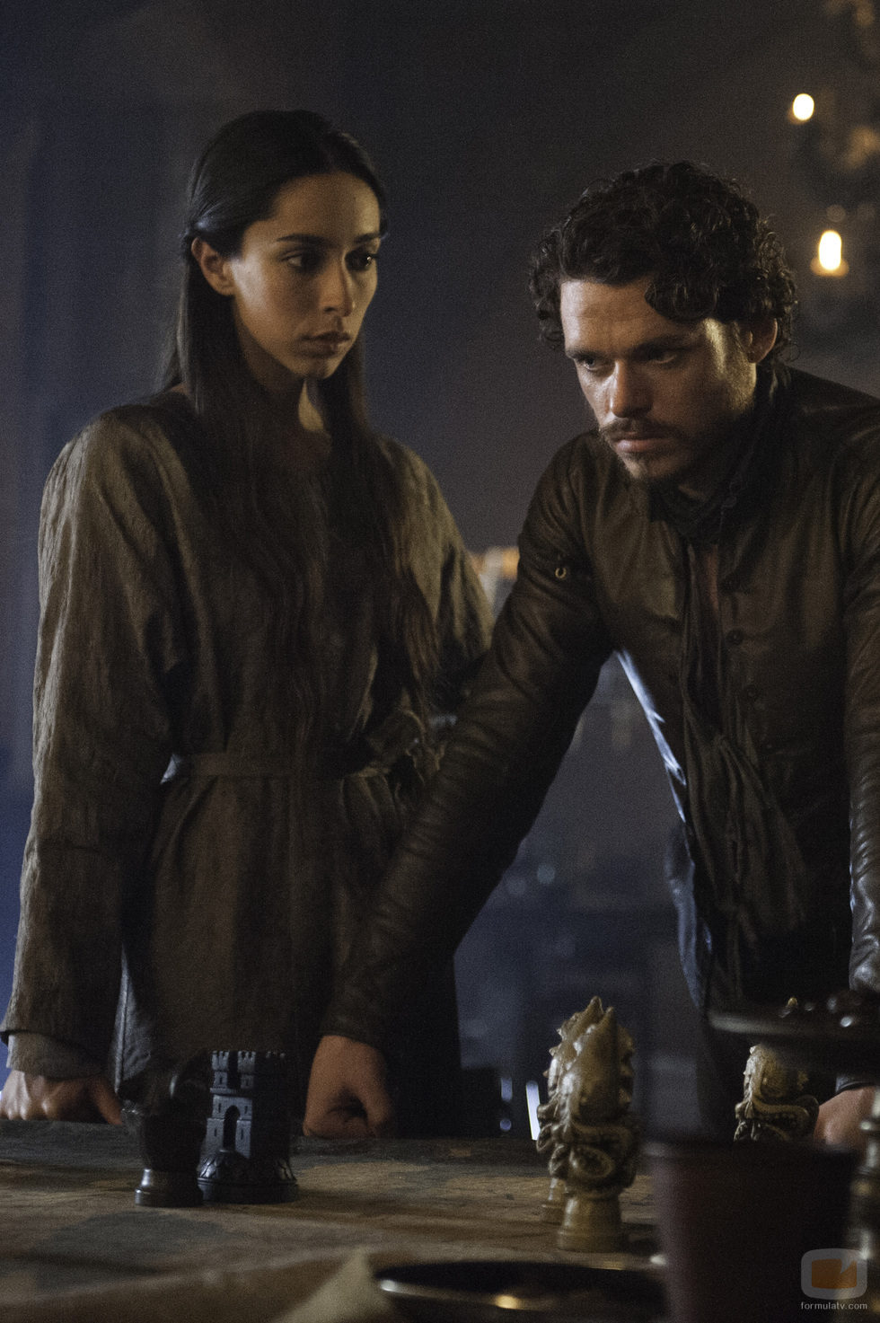 Jeyne Westerling y Robb Stark en la tercera temporada de 'Juego de tronos'