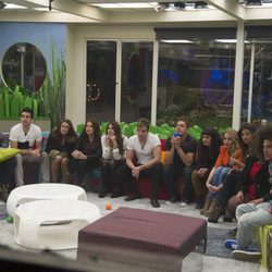 Los concursantes de 'Gran Hermano catorce' hablan con Mercedes Milá