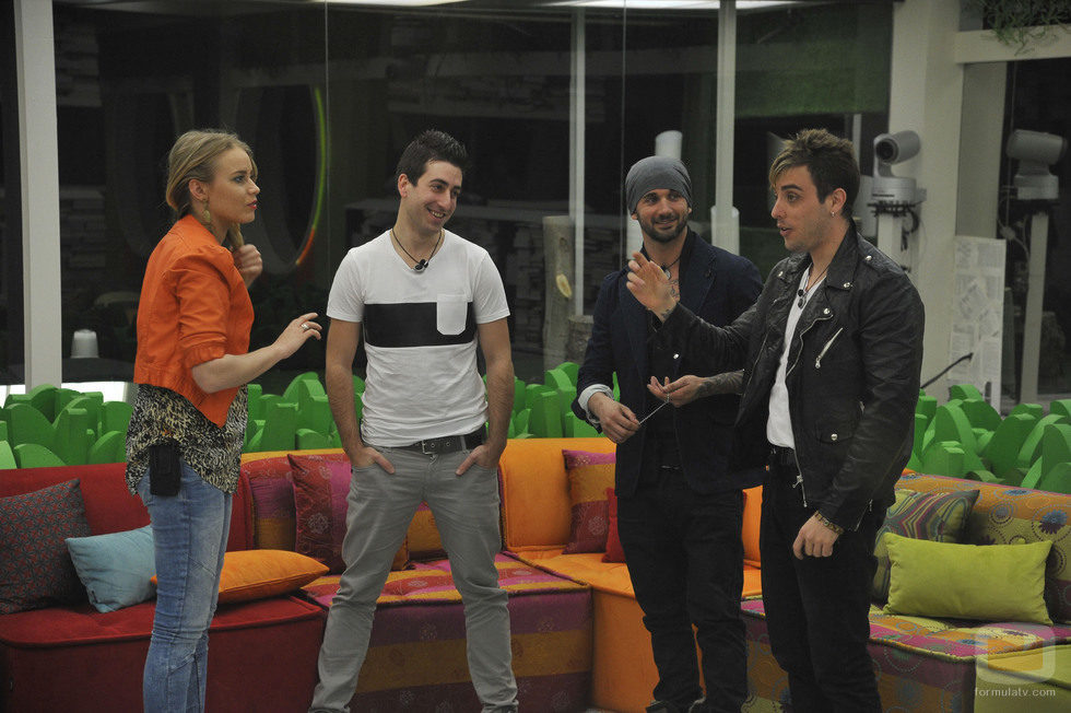 Giuls, Igor, Danny e Iván de 'Gran Hermano catorce'