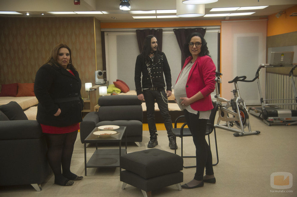 Lorena, Rafa y Ana en la casa de las bromas de 'Gran Hermano catorce'