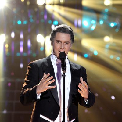 Daniel Diges como Plácido Domingo en la final de 'Tu cara me suena'