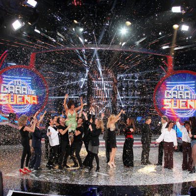 Los concursantes de la segunda edición de 'Tu cara me suena' cantan "Adiós amigo" en la final del programa