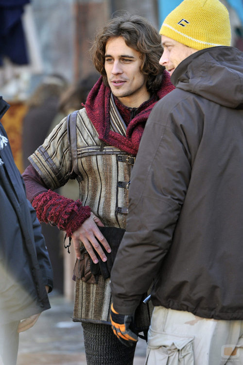 Martín Rivas en pleno rodaje de la nueva TV Movie de Mediaset España 'Romeo y Julieta'