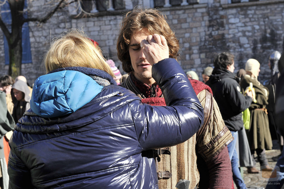 Imagen del rodaje de la TV Movie de Mediaset España 'Romeo y Julieta'