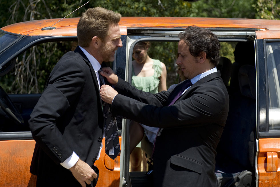 De la Cuadra y Ricardo juntos en el último episodio de 'El Barco' 