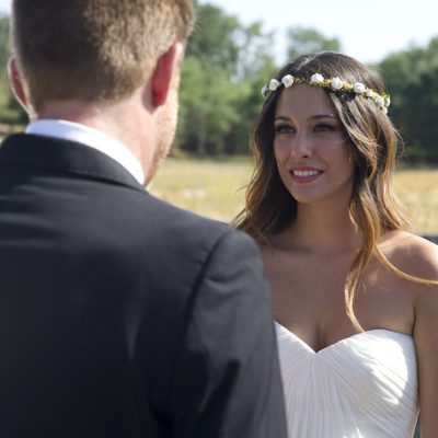 Ainhoa vestida de novia en el último capítulo de 'El Barco'