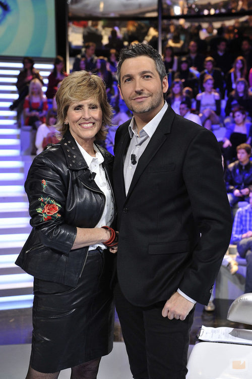 Mercedes Milá y Frank Blanco en 'Gran Hermano: El debate'