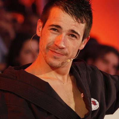 Juan José Ballesta en el plató de 'Splash! Famosos al agua'