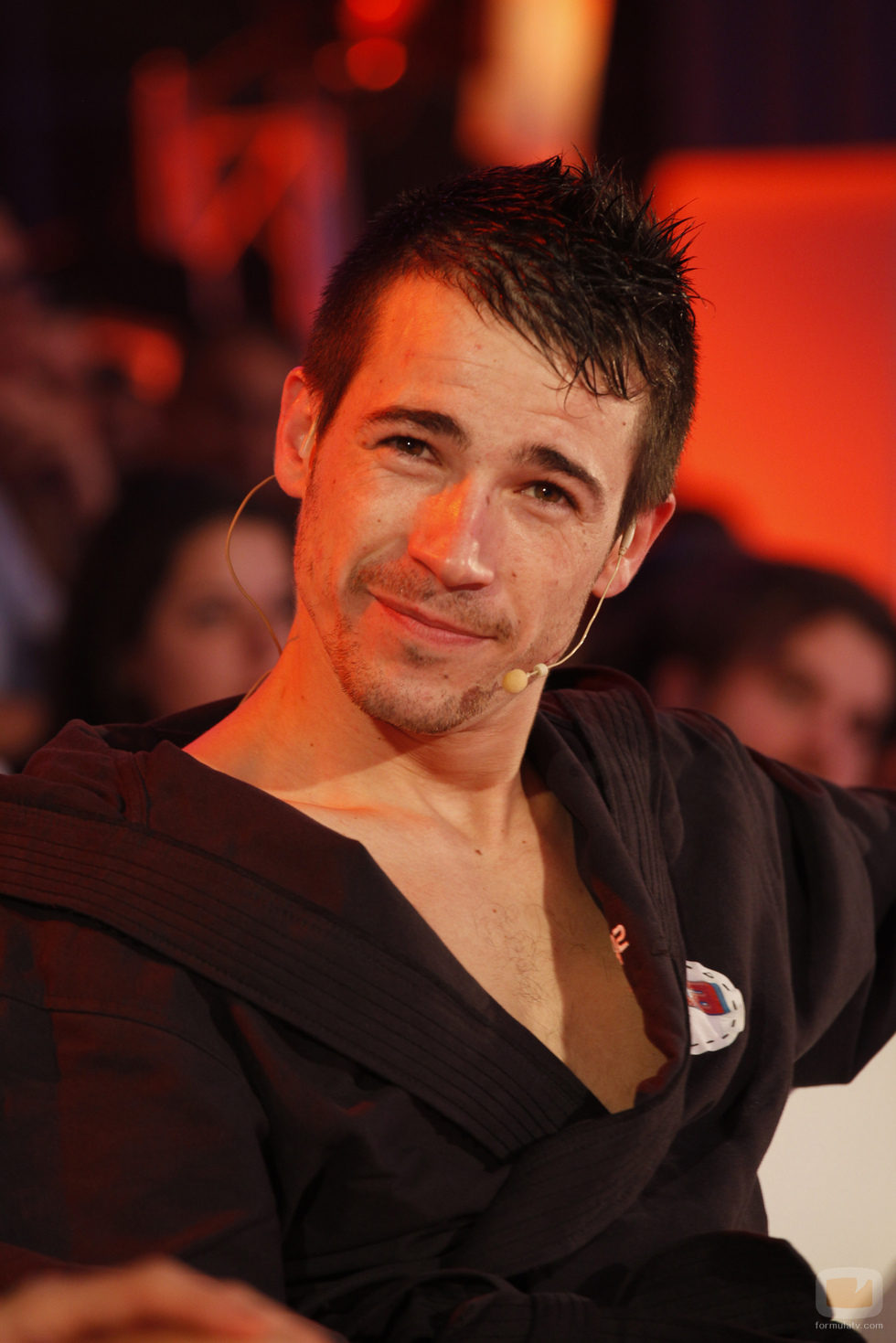 Juan José Ballesta en el plató de 'Splash! Famosos al agua'