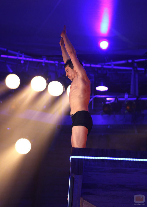 Juan José Ballesta se prepara para saltar del trampolín de 'Splash! Famosos al agua'