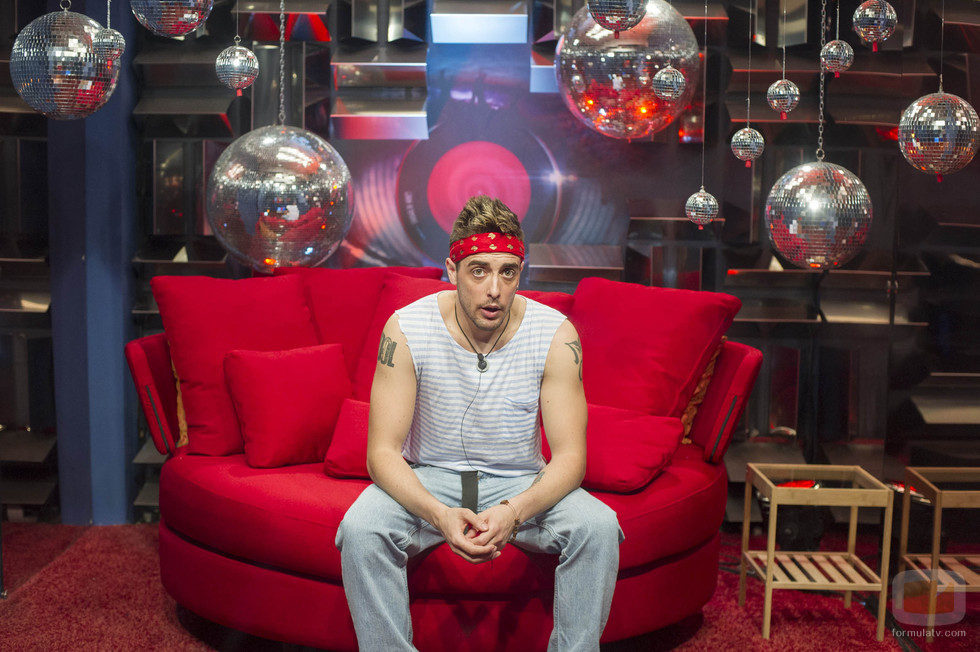 Iván en el confesionario en la quinta gala de 'Gran Hermano catorce'