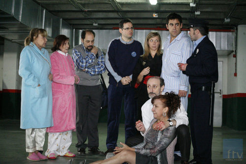 Los vecinos de Mirador de Montepinar en bata