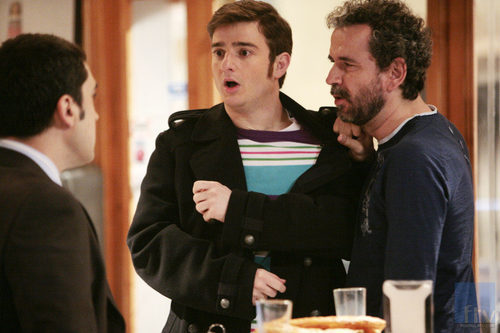 Alfonso Lara, Gorka Otxoa y Willy Toledo