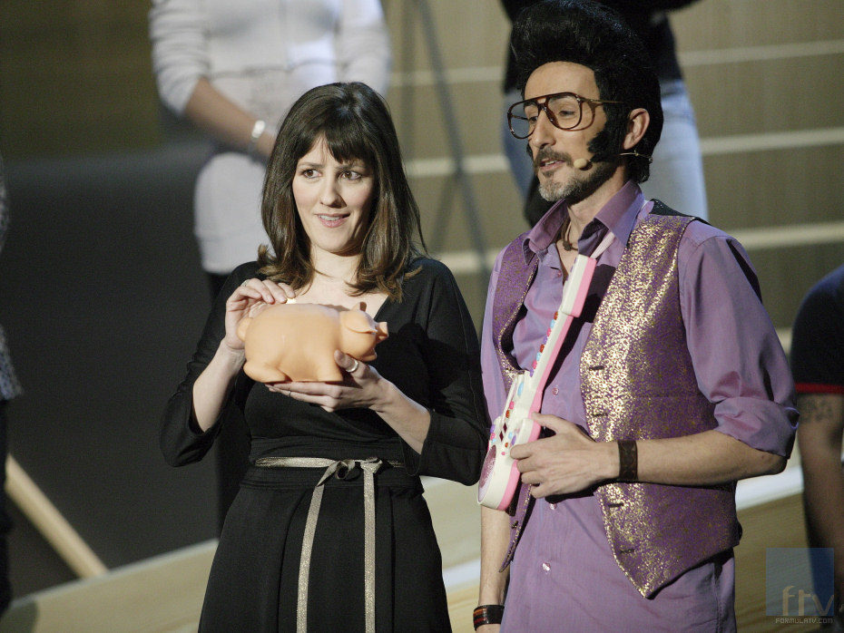 Lorena Berdún y Rodolfo Chikilicuatre