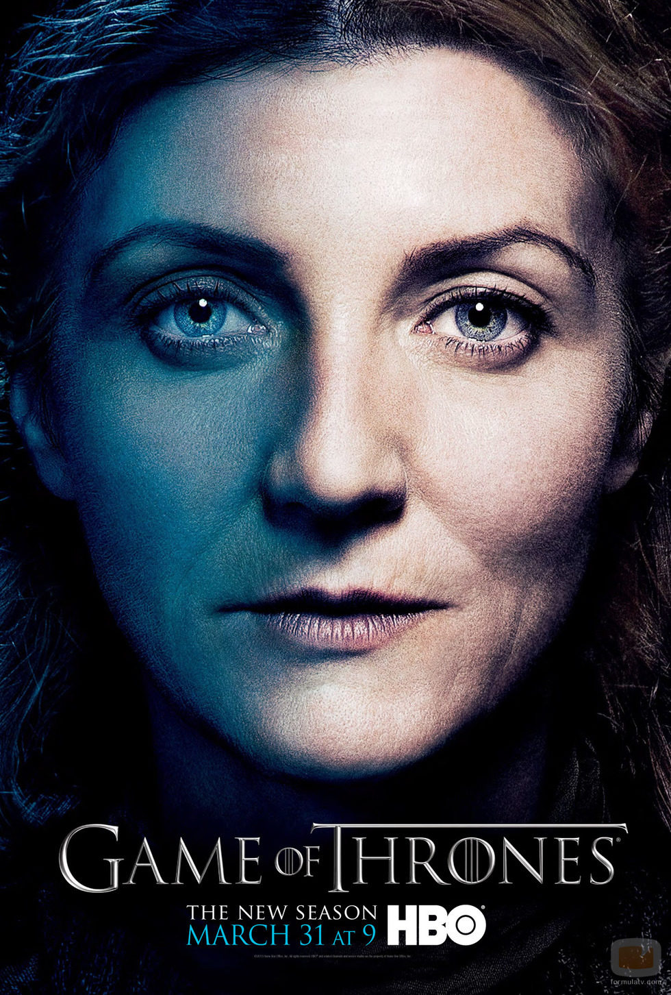 Catelyn Stark en el póster promocional de la tercera temporada de 'Juego de tronos'