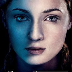 Sansa Stark en el póster promocional de la tercera temporada de 'Juego de tronos'