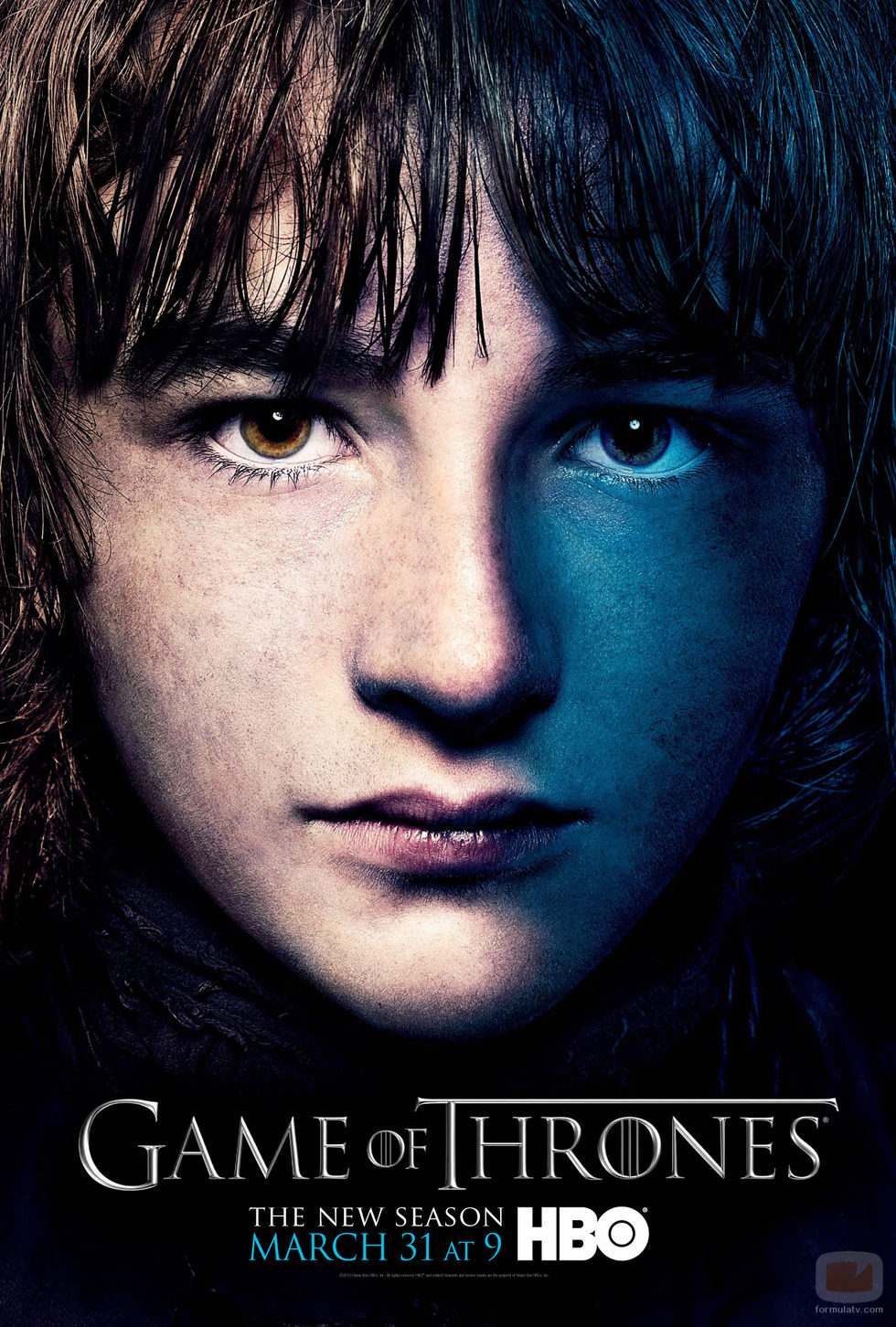 Bran Stark en el póster promocional de la tercera temporada de 'Juego de tronos'