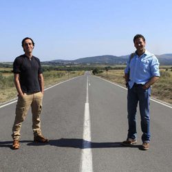 Los presentadores de 'La Raya'