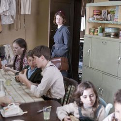 Parte del elenco de 'Llama a la comadrona'