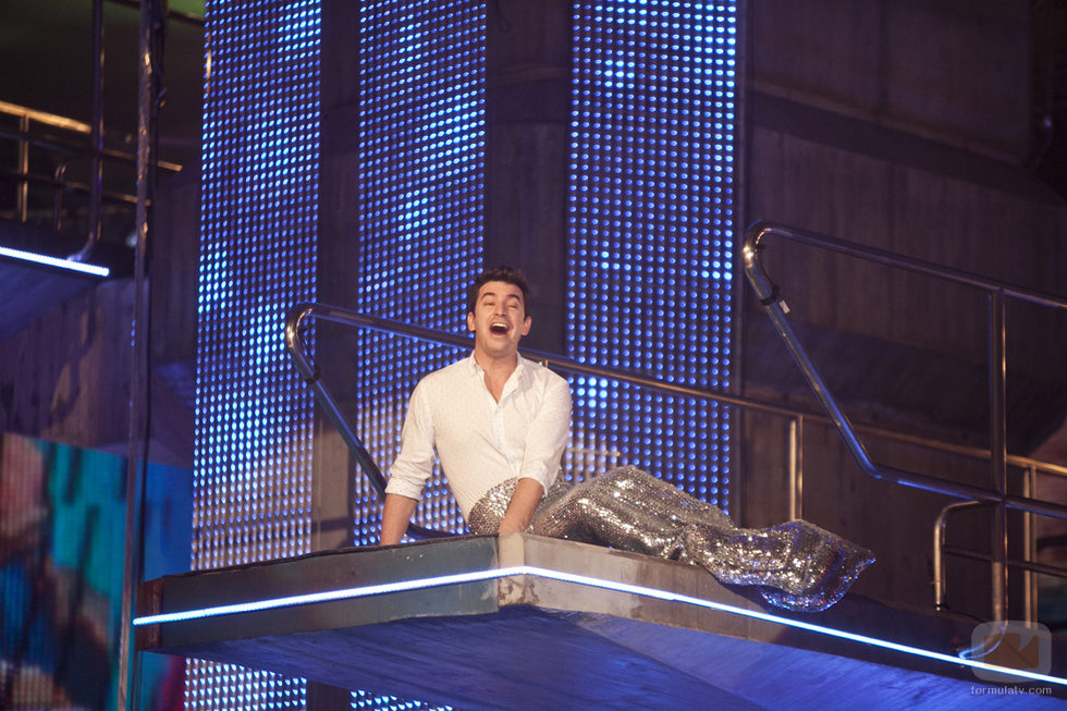 Arturo Valls como una sirena en 'Splash! Famosos al agua'