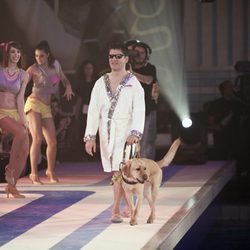 Serafín Zubiri y su perro Kron en 'Splash! Famosos al agua'