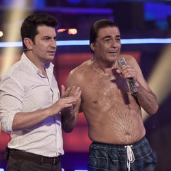 Arturo Valls y Máximo Valverde esperan la valoración del jurado de 'Splash! Famosos al agua'