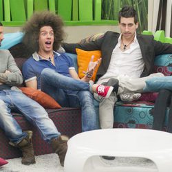 Danny, Kristian, Igor y Miriam durante la sexta gala de 'Gran Hermano catorce'